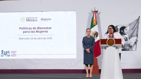 Conferencia matutina del miércoles 23 de abril de 2025.