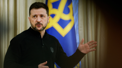 Volodimir Zelenski, presidente de Ucrania.