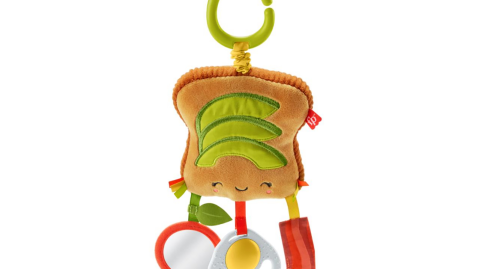 Juguete Brunch & Go Stroller Toy, modelo HGB85, de Fisher Price.