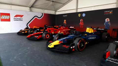 Réplicas de Lego de tamaño real de autos de F1.