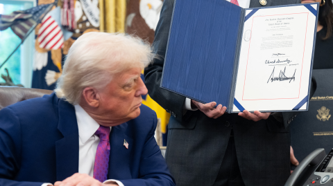 Donald Trump, presidente de Estados Unidos.