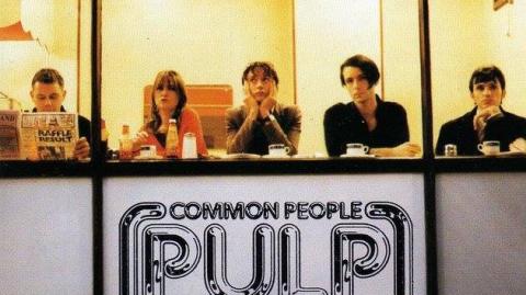 Portada del sencillo "Common People" de Pulp. Foto: Especial.