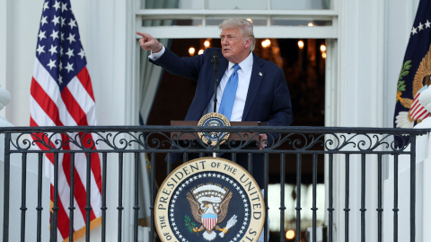 Donald Trump, presidente de Estados Unidos.