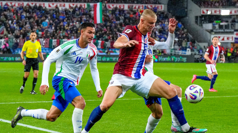 Italia vs. Noruega.