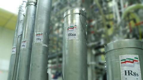 Instalaciones de enriquecimiento atómico del centro de investigación nuclear de Natanz.