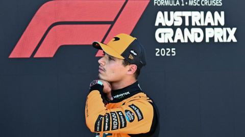 El piloto británico Lando Norris.