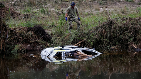 Inundaciones en Texas.