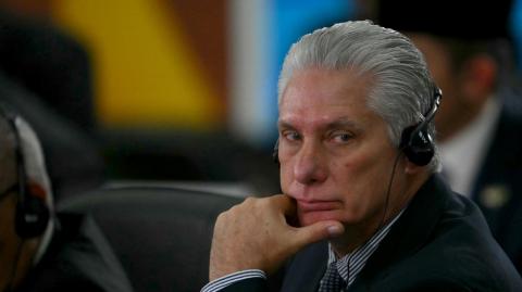 El presidente y primer secretario de Cuba, Miguel Díaz-Canel.