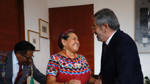 Rigoberta Menchú recibió la ciudadanía mexicana.