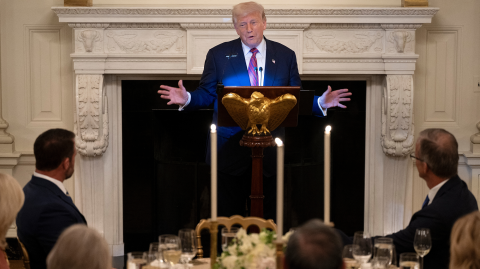 Donald Trump, presidente de Estados Unidos.