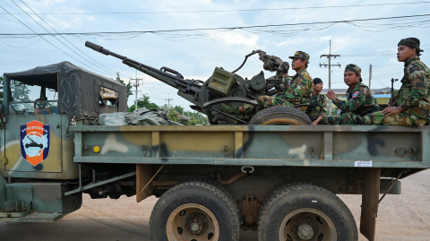 Cambodian soldiers.