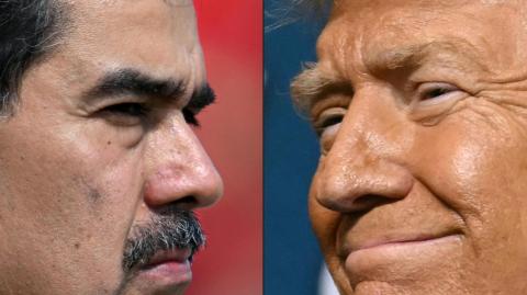 Nicolás Maduro y Donald Trump.