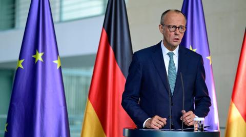 El canciller alemán, Friedrich Merz.