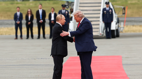 Donald Trump, presidente de Estados Unidos y Vladimir Putin, presidente de Rusia.
