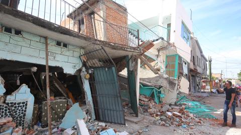 RECORRIDO POR JOJUTLA - Recorrido por zonas devastadas por el terremoto en  Jojutla morelos enviado especial Hugo Salazar