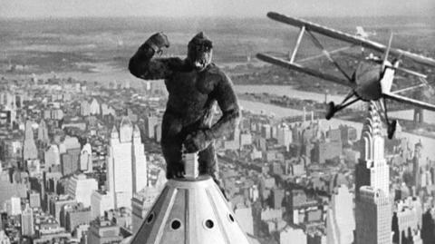 Fotograma de la película King Kong, de 1933.