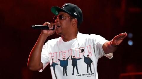 El rapero Jay-Z recibió ocho nominaciones por su más reciente producción "4:44". Foto: AFP. 