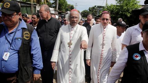 Roman Catholic Cardinal Brenes and Managua