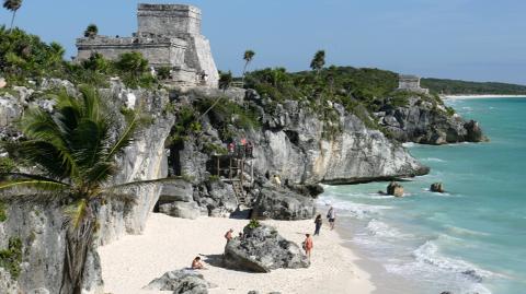 VISITA  A TULUM CIUDAD DEL IMPERIO MAYA EN LA RIVIERA MAYA - VISITA  A TULUM CIUDAD DEL IMPERIO MAYA EN LA RIVIERA MAYA