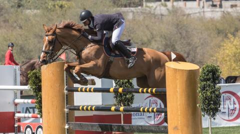 Bruno Cavalheiro con su caballo Chabello. Foto EE: Hugo Salazar