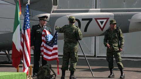 ENTREGA - ENTREGA DE 5 HELICOPTEROS BELL-412 EN EL MARCO DE LA INICIATIVA MERIDA.