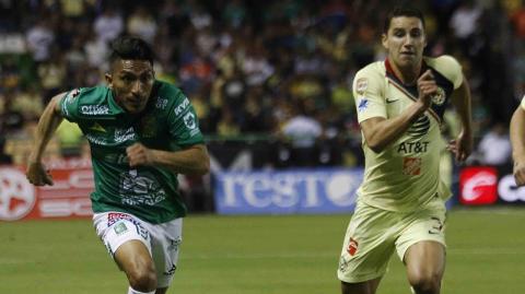 LE�N, GUANAJAUTO, 19MAYO2019.- El Le�n se enfrenta a las �guilas del Am�rica en el partdio de vuelta de las seminfinales de la Liga MX, los viistantes lograron un gol tempranero, sin embargo en le global ambas escuadras est�n igualadas a un gol, que hasta el momento le dar�a el pase a la fiera.FOTO: JORGE ORTEGA /CUARTOSCURO.COM