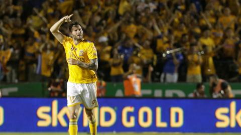 Un título para Tigres significará su quinta corona desde 2010 a la fecha. Además, su delantero francés llega al estadio León con siete goles en las finales de la Liga MX donde ha participado. Foto: Reuters