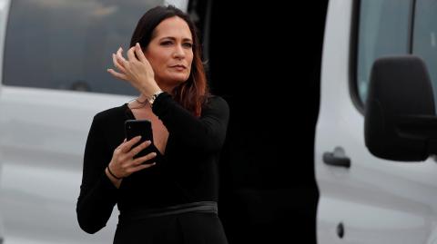 Stephanie Grisham se desempeñaba como la vocera de la primera dama, Melania Trump. Foto: Reuters