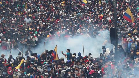 Las instalaciones petroleras se han visto afectadas en los últimos días por una protesta en contra de la eliminación del subsidios a la gasolina extra y el diésel.