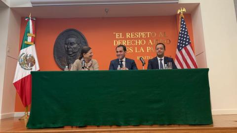 Arturo Herrera dio a conocer las conclusiones de su primera visita a Washington como Secretario de Hacienda, en el marco de las Reuniones Anuales del FMI. Foto EE: Cortesía Twitter @ArturoHerrera_G