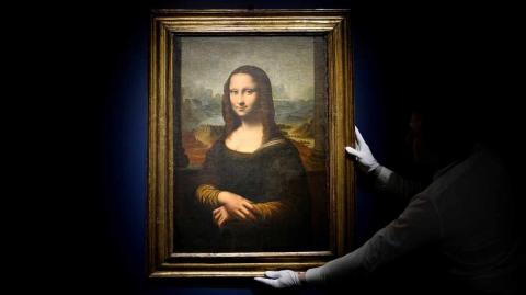 La réplica de la "Mona Lisa" de Leonardo da Vinci fue vendida en la casa de subastas Sotheby's de París por 611,950 dólares. Foto: Reuters