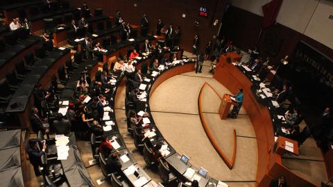 El senador Ricardo Monreal resaltó que la Ley de Amnistía y la reforma judicial son prioritarias en la agenda legislativa de este año. Foto EE: Rosario Sevin