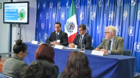 “México ha reaccionado de manera preventiva”, aseguró Jean Marc Gabastou, asesor internacional en emergencias en salud de la Organización Mundial de la Salud. Foto: Notimex