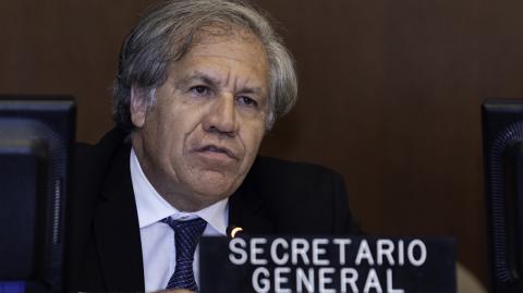 Luis Almagro fue reelegido como secretario general de la Organización de Estados Americanos. Foto EE: Archivo