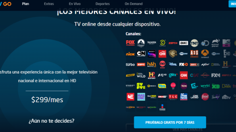 DirecTV Go está disponible desde el 24 de marzo por 299 pesos mensuales. Foto: Especial