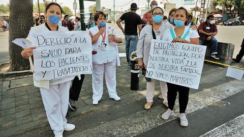 Falta de insumos para personal de salud ante el Covid-19.