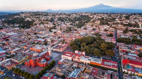 Vista panorámica de la ciudad de Tlaxcala. Foto: Shutterstock