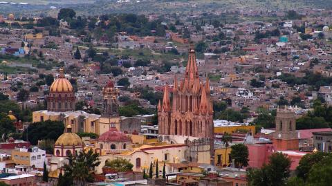 Vista panorámica de San Miguel de Allende, Guanajuato. Foto EE: Cortesía INAH