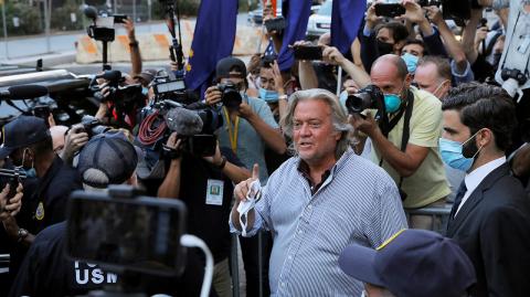 Steve Bannon, exconsejero del presidente de Estados Unidos Donald Trump. Foto: Reuters