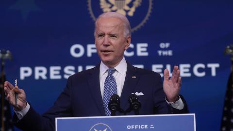 Joe Biden, presidente electo de Estados Unidos. Foto: Reuters