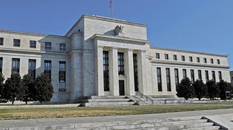 FILE PHOTO: Federal Reserve Board building on Constitution Avenue is pictured in Washington