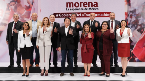 Los gobernadores electos de Morena.