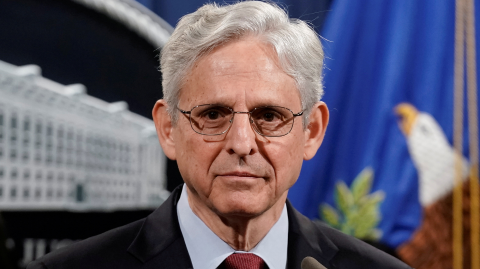 Merrick Garland, secretario de Justicia de Estados Unidos. Foto: Reuters