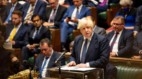 Boris Johnson, primer ministro de Reino Unido. Foto: Reuters