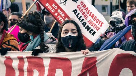 Manifestación con motivo de la COP26 en Glasgow (RU), el 6 de noviembre de 2021. Foto: Shutterstock 