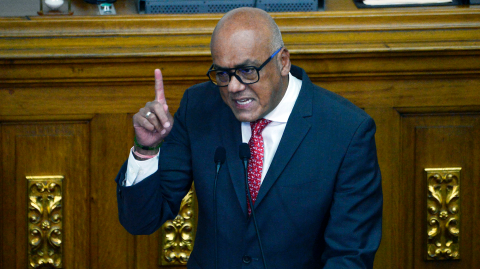 Jorge Rodríguez, presidente de la Asamblea Nacional de Venezuela. Foto: AFP