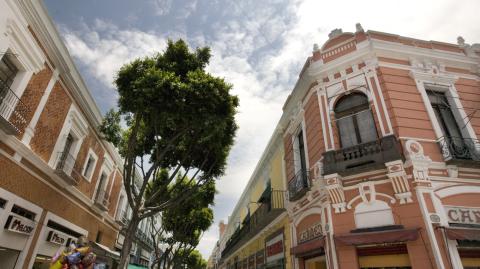 ASPECTOS DE LAS CALLES DEL CENTRO HISTORICO DE PUEBLA