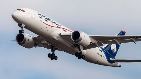 Aeroméxico iniciará sus operaciones en el Aeropuerto Internacional Felipe Ángeles el 21 de marzo de 2022. Foto: Shutterstock.