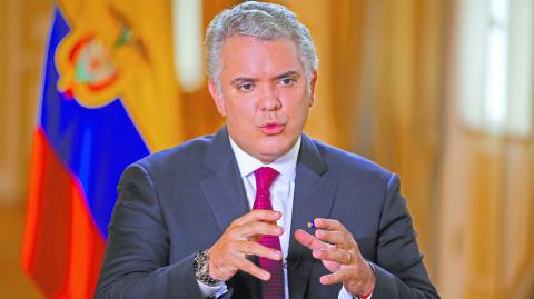 Iván Duque, presidente de Colombia. Foto EE: Archivo