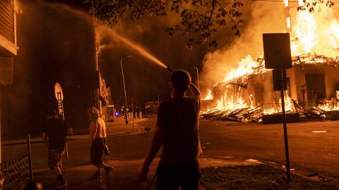 La muerte de Floyd desató protestas nacionales en Estados Unidos. Foto: AFP.